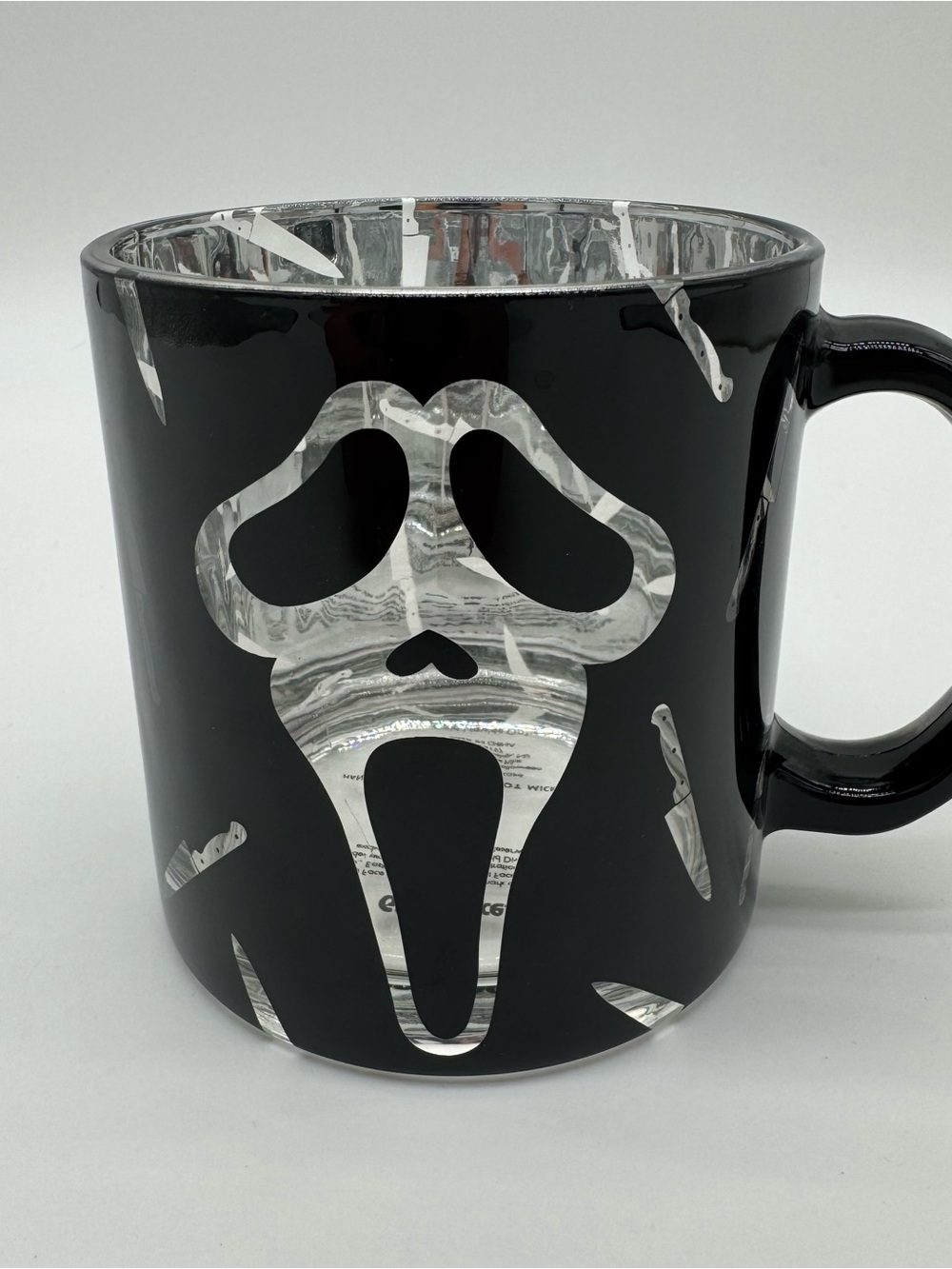 Ghost Face from Scream 20 oz. Coffee Mug Cup from Spirit Halloween. Brand New!